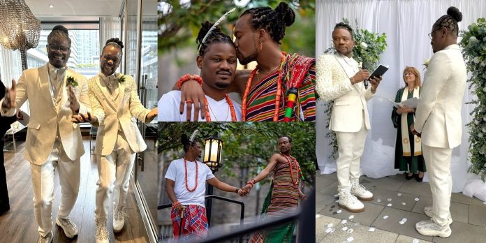 Nigerian gay couple tie the knot in Canada (videos)