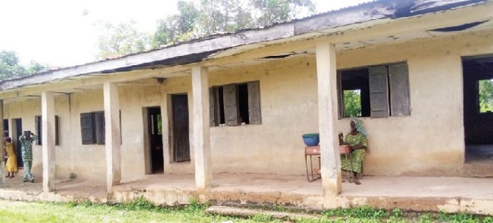 dilapidated school