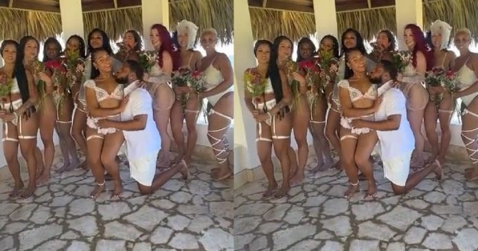 “Solomon of our time” – Reactions as man marries 10 women at once (Video)