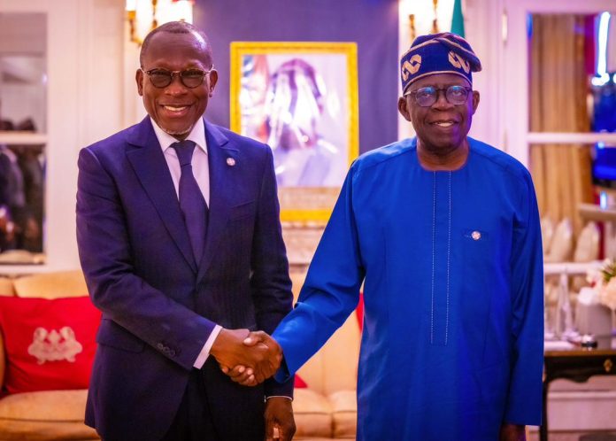 Tinubu and head of ECOWAS delegation