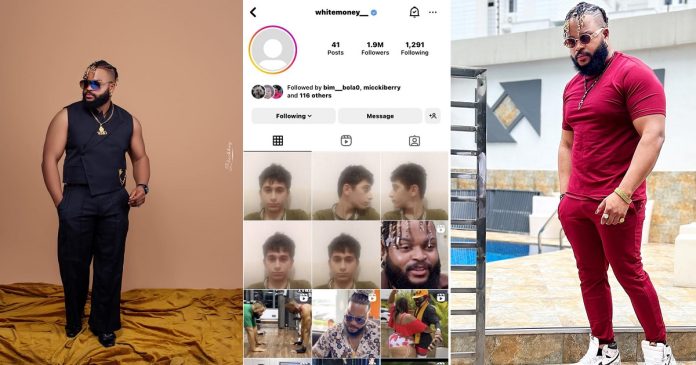 Whitemoney’s Instagram account with 1.9 million followers reportedly hacked