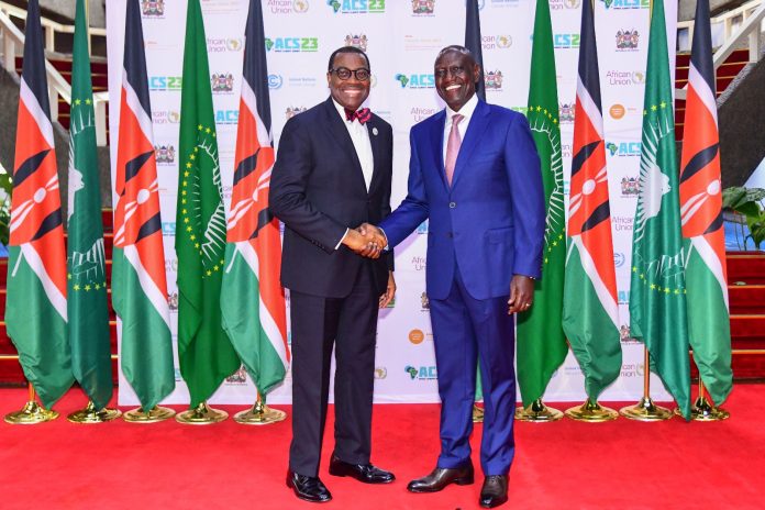 AfDB president, Adeshina and Kenya’s President, William Ruto