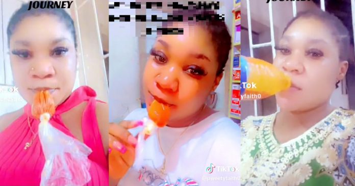 “I drank plenty palm oil” – Woman reveals her extraordinary craving during pregnancy (Video)