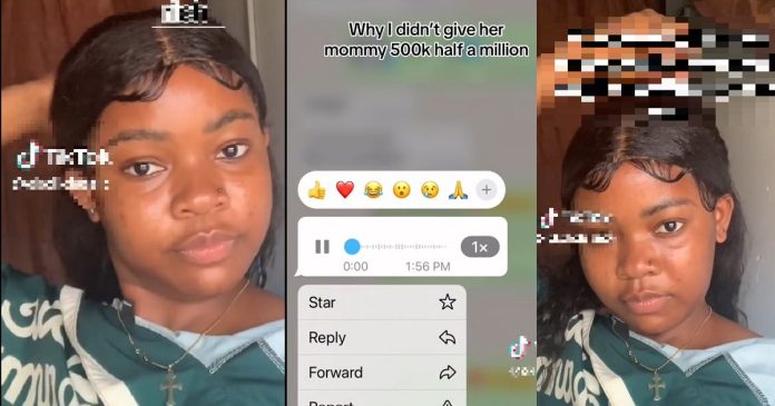 Lady Davido gifted ₦2 million leaks chat as family member demands that she send sum of ₦500k to her mum (Video)