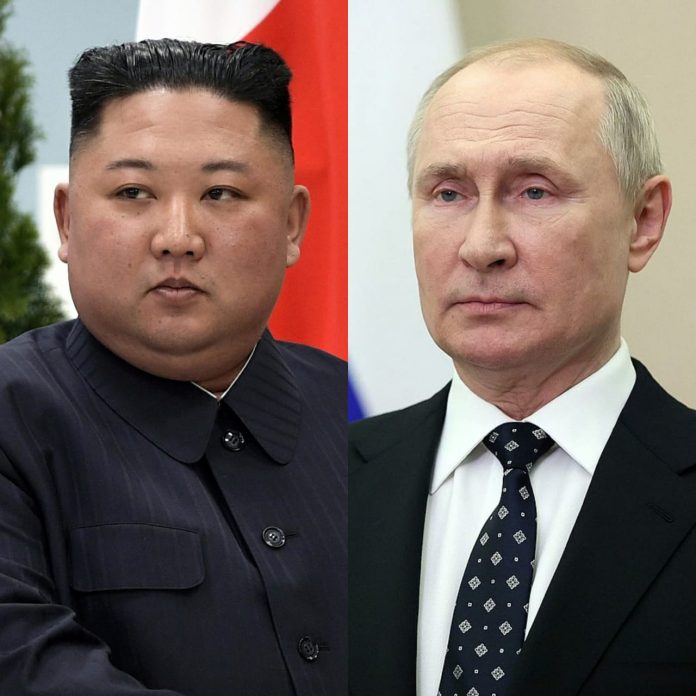 Kim Jong Un and Vladimir Putin