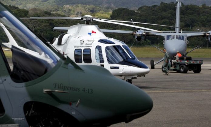 Panama Aeronaval helicopter disappears with three crew on board