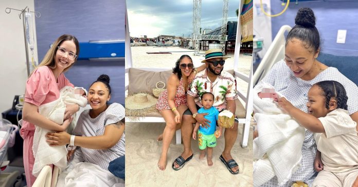 Actress, Rosy Meurer and husband, Olakunle Churchill welcome a daughter