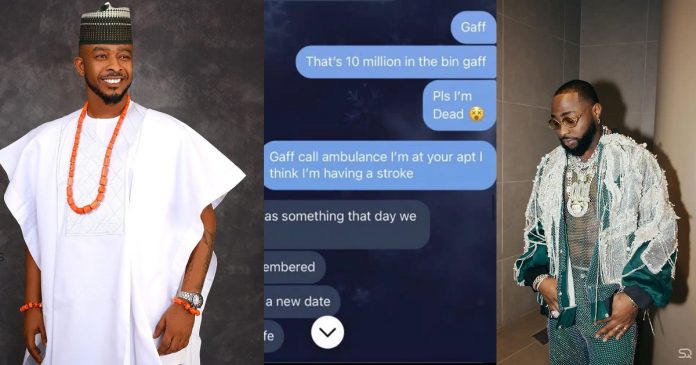 “I paid David N218M to influence a project for kids and he ran away with the money” – Businessman calls out Davido, shares receipts