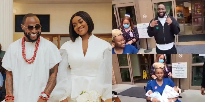 Davido and Chioma step