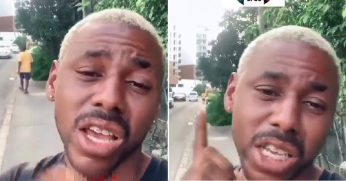 “Stop doing fraud, I know wetin my eyes see” – Alleged yahoo boy warns after release from EFCC custody