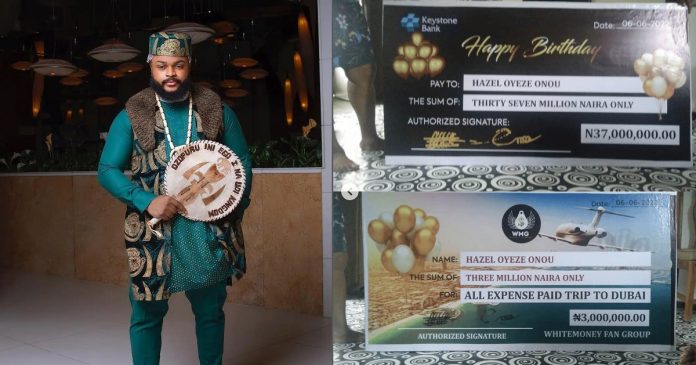 “The N37M gift we gave Whitemoney for his birthday was fake” – Fans reveal (audio recording)