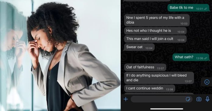 Lady cries out in frustration as fiancé gives her 4 strange conditions to fulfil a month to their wedding