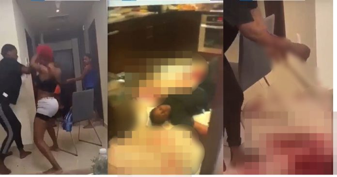 Lady reportedly slashes her friend during an argument in Dubai and leaves her to blǝǝd to dǝath (VIDEO)