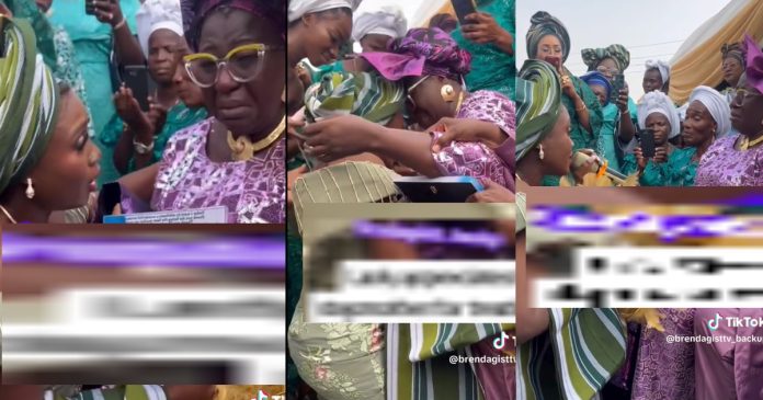 “You never let me feel my mum’s absence” – Nigerian bride praises stepmother for treating her like her daughter