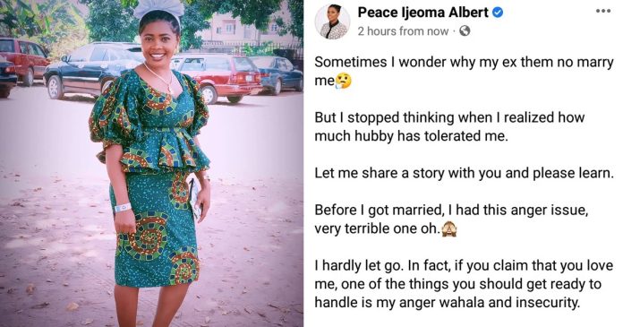 “My ex-boyfriends didn’t marry me due to my terrible anger issue” – Nigerian woman advises fellow ladies