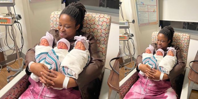 Nigerian Couple Celebrates Miraculous Triplets After Six Years Of Marriage