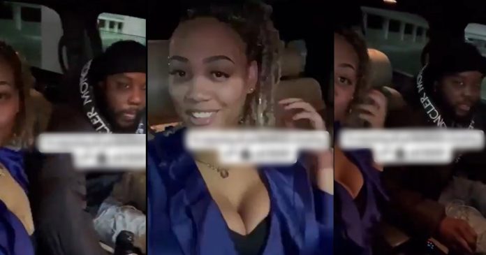 Moment side-chick exposed a married man for cheating on his wife (VIDEO)