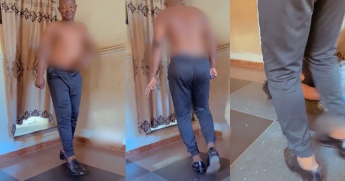 Nigerian Father's Hilarious Catwalk Leaves Netizens In Stitches As He Shows His New Shoes With Style (VIDEO)