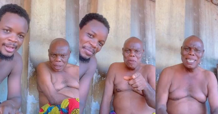 Heartwarming Moment Nigerian Man Captures Father's Joy Seeing Himself On Front Camera For The First Time Goes Viral (WATCH)