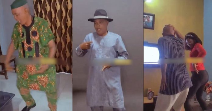Heartwarming Video Of Nigerian Father's Energetic And Playful Dance Moves Goes Viral (WATCH)