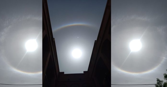 Nigerians share pictures and videos of the eclipse of the sun happening in their vicinity (VIDEO)