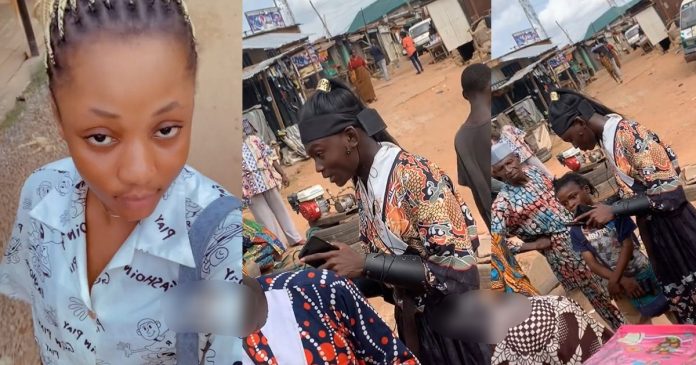 Nigerian Woman's Surprise Encounter Sparks Laughter Online As She Spots Korean Star 'Lee Min Ho' In Ibadan (VIDEO)