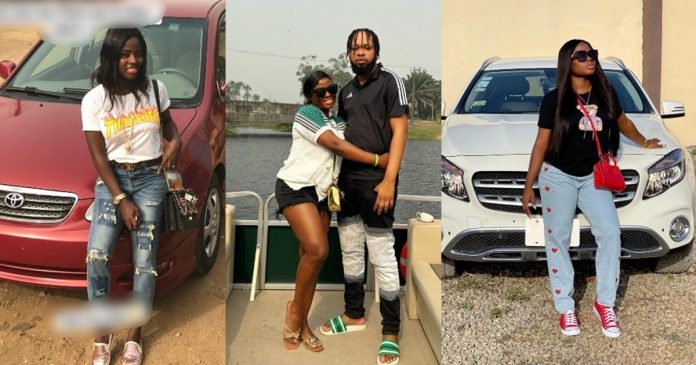 Nigerian lady shows off the exotic cars her husband bought her over their seven years together (VIDEO)