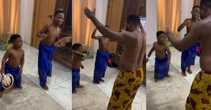 Video Of Father Bonding With His Sons Through Dance Moves, Warms Hearts Online (WATCH)