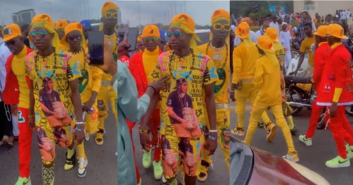 Hausa big boys storm the street in style with catchy outfits (VIDEO)