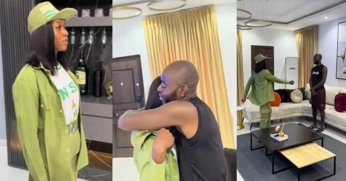 Lady salutes her brother for seeing her through university education as she completes NYSC (VIDEO)