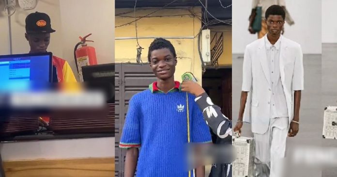 Nigerian Man's Inspiring Journey From Being A Restaurant Waiter To Fendi Model Stun Viewers Online (VIDEO)
