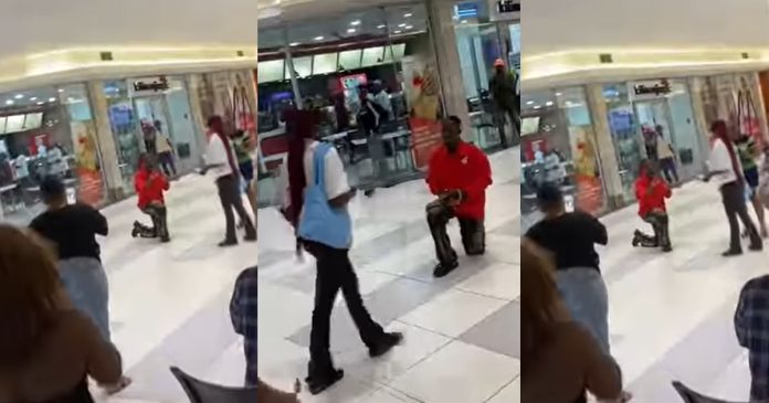 Outr@ge as man retrieves iPhone 15, wig from girlfriend after refusing to accept his marriage proposal (WATCH)