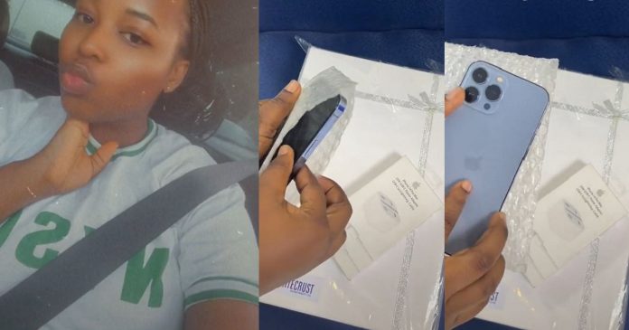 Corper Flaunts Expensive Welcome Gift She Received From Her PPA, Video Sparks Buzz (WATCH)