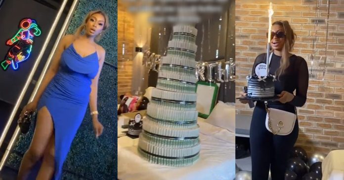 Lady received goodies and cash gifts after she decided to check her DM (VIDEO)