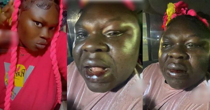 Woman Shares D!sturbing Video, Accusǝs Baby Daddy Of Physically Transforming Her Face (WATCH)