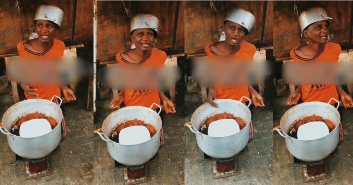 Moment man caught steal!ng cooking pot and stove chants his last prayer