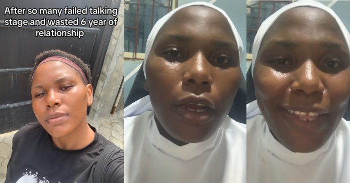 Lady joins the religious sisterhood after many fai!ed love attempts (VIDEO)