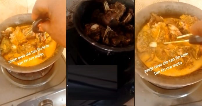 Man shares how to prepare 'sacr!fice' food for people who want to buy car (VIDEO)