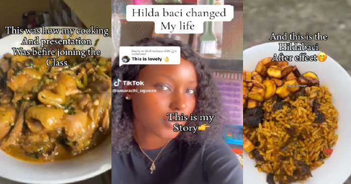 Nigerian Lady Shares Testimony Of How She Was Able To Become An Expert At Cooking Due to Hilda Baci's Cooking Class (VIDEO)