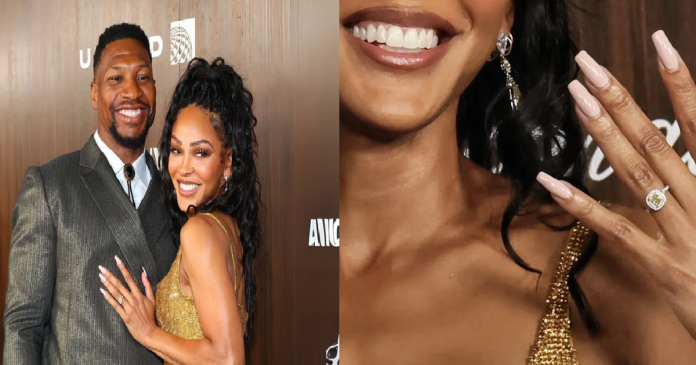 American Celebrity Couple Meagan Good And Jonathan Majors Announce Their Engagement (IMAGES)