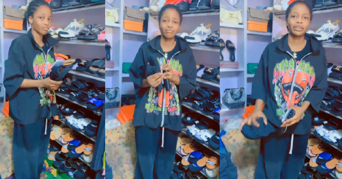 “Expensive Ella na Expensive oleeeeeeee.” – TikToker, Expensive Ella Hum!liated Online After She Is Caught Steal!ng Footwear (WATCH)