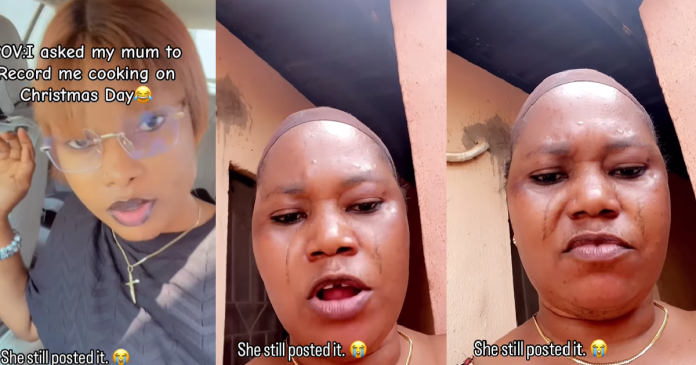 Lady Shares The Hilarious Video Her Mum Took On Christmas Day (WATCH)