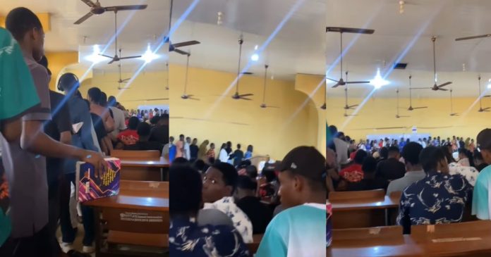 "Are there no handouts or PDFs?" – Online users react to video of university students getting their lecture notes checked by their head of department (WATCH)