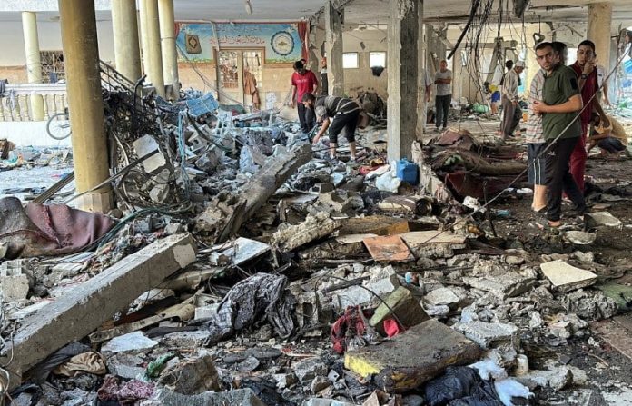 Israeli strike kills three members of Hamas-run police force in