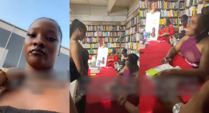 "Dream come true" - Lady shares how she forgot her "Dream come true" - Lady shares how she forgot her words after queuing for hours to meet her idol, Chimamanda Adichie (Video)