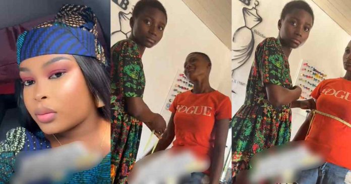 Fashion designer shares her new apprentice’s struggle in obtaining an accurate body measurement (VIDEO)
