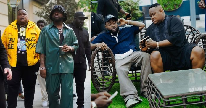 "I go protect you for life, B@ddest. You’re my treasure" – Cubana Chief Priest declares himself Davido’s billionaire bouncer