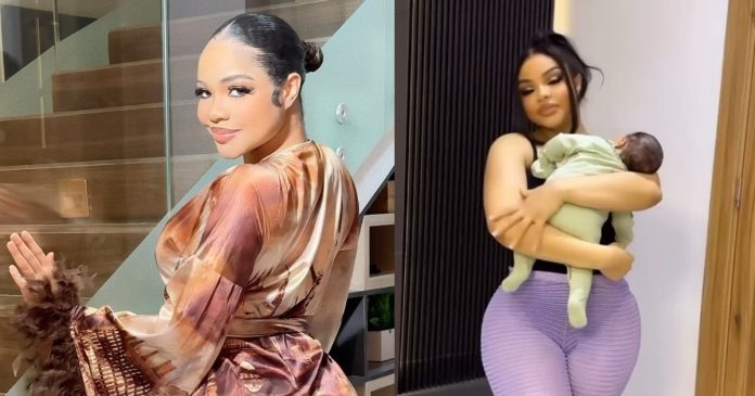Nengi Hampson Warms Hearts with Adorable Video Featuring Her Newborn (VIDEO)