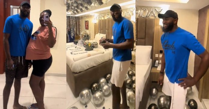 Pregnant woman shares how she surprised her 'inquisitive husband' on his birthday (VIDEO)