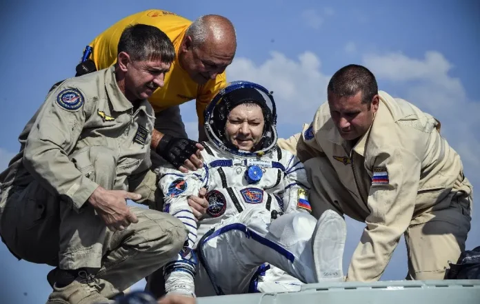 US, Russian astronauts return to earth after seven months in